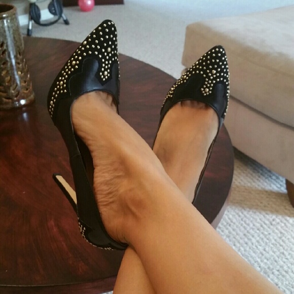Black stilletos