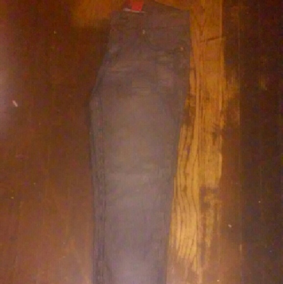 Navy and brown stripe zanadi jeans