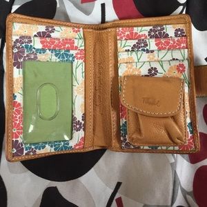 Tan leather wallet