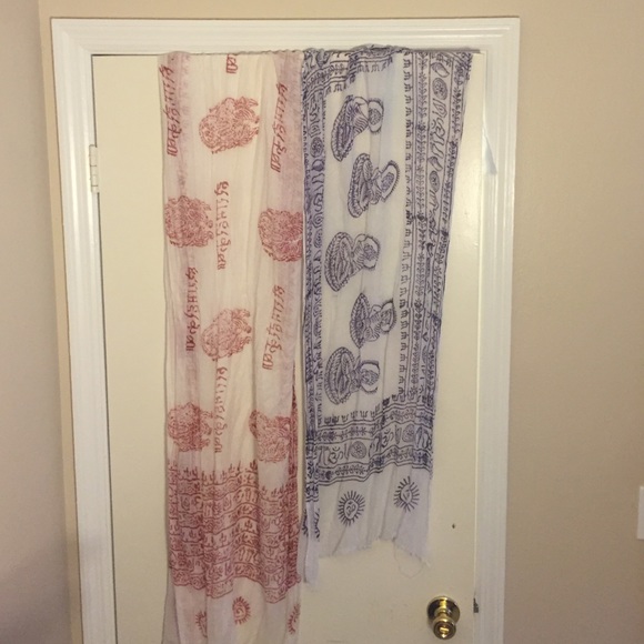 Cool hippie buddha yoga scarves