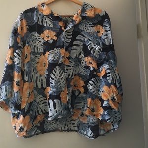 Brandy/pacsun Hawaii shirt/cardigan