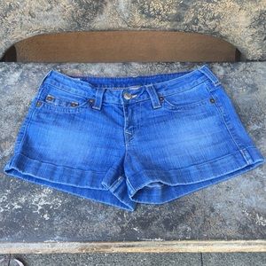 True Religion denim shorts