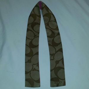 Coach Purse tie/ scarf