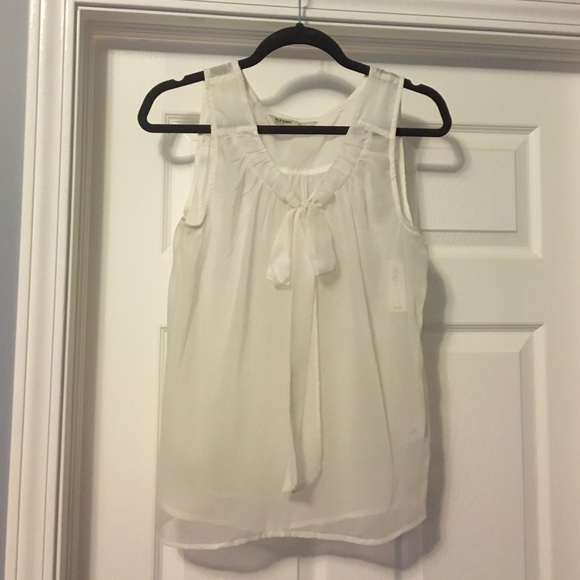 White flowy tank