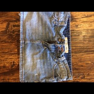 Hollister denim skirt sz 0