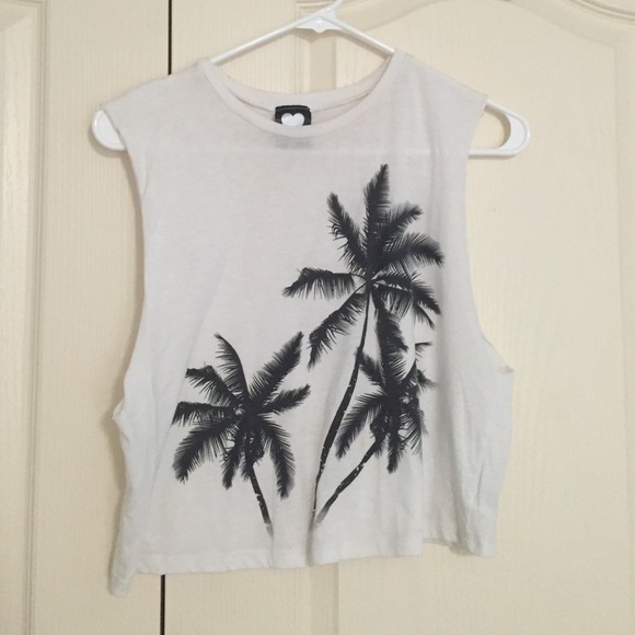 White crop top