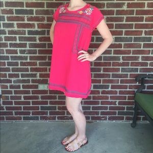 BRAND NEW 🍀 Johnny Was Hot Pink Dress🆕🆕🆕