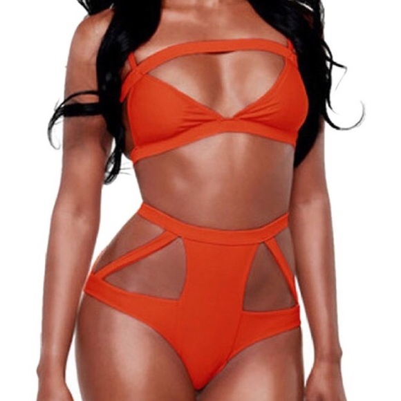 NWOT Orange Bikini