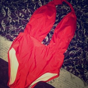 NWOT Red One Piece Swimsuit