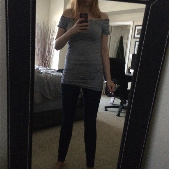 Off-Shoulder Sailor Top