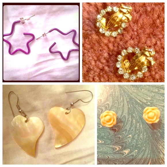 Jewelry - 4 pairs of Earrings bundle