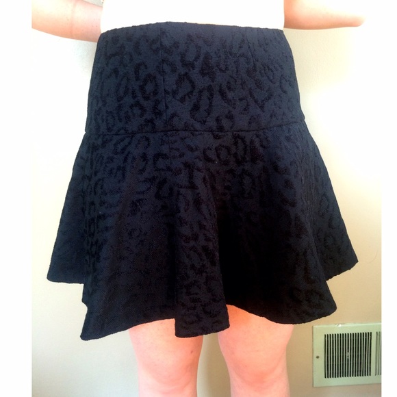 free people cheetah skirt