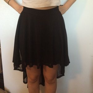 Black Hi-low skirt from H&M. Barely worn.