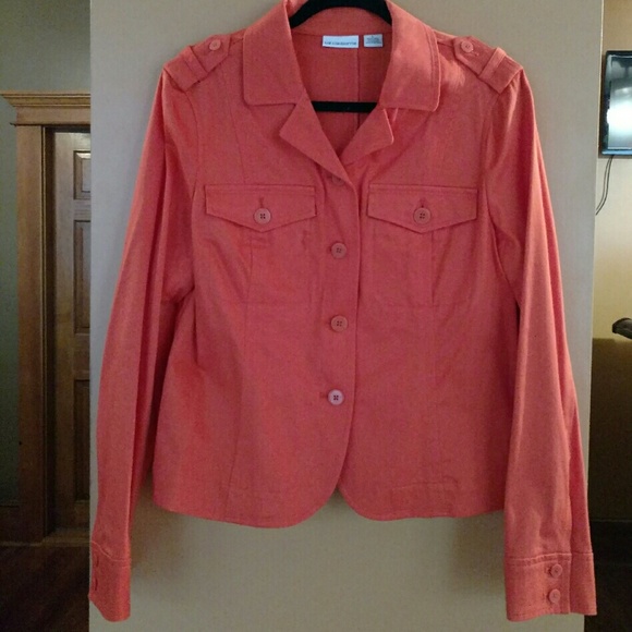 Liz Claiborne Women's orange Classic Jacket