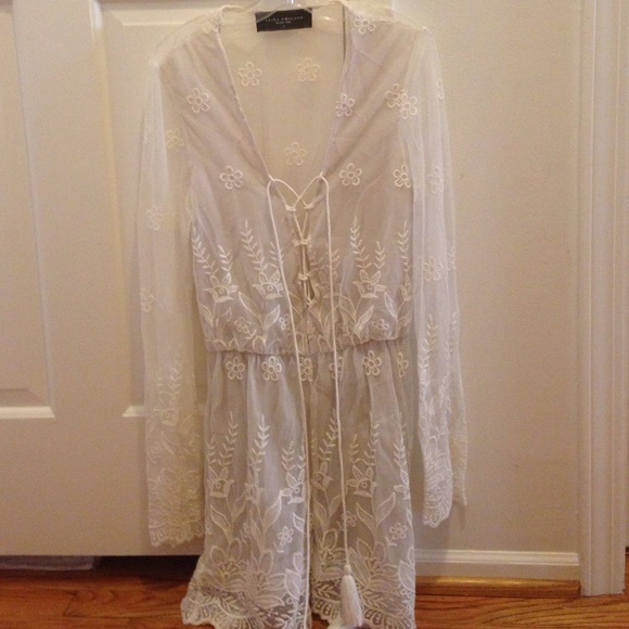 Akira White Lace Romper