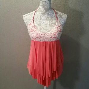 Flow lace tank top