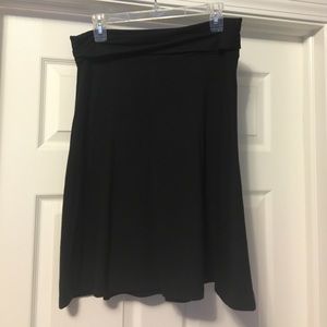 Simple black skirt