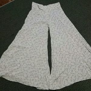 Free People flowy pants 6 rayon wide leg beach