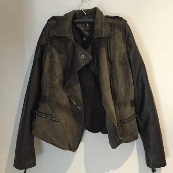 Max Jeans Leather Jacket
