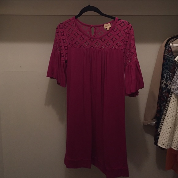 Ella moss eyelet dress
