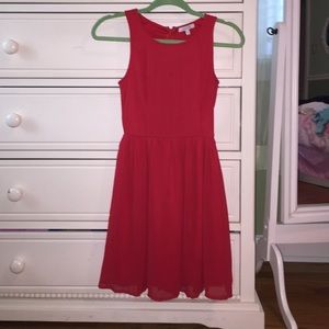 Delias Red Skater Dress