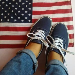 Navy blue Vans