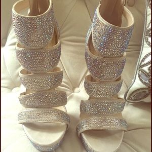 Steve Madden glittery sandals