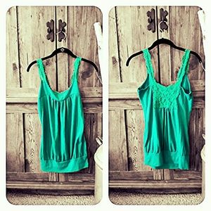 BOGO !!!!!! Lace Back Tank Top