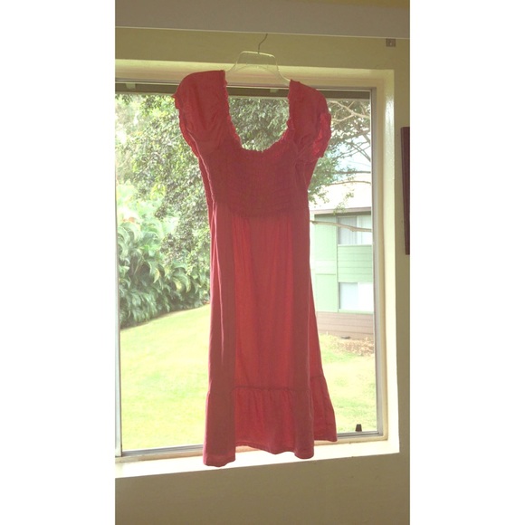 CARLITA RED BASS DRESS