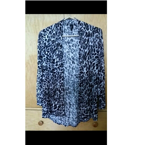 HM Leopard print cardigan