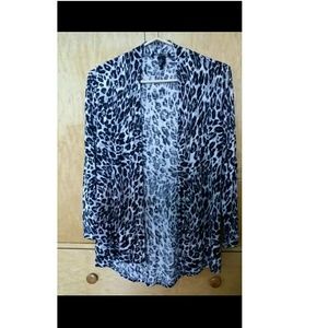 HM Leopard print cardigan