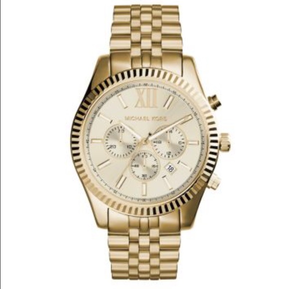 Gold Michael Kors \