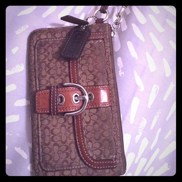 Authentic coach wallet