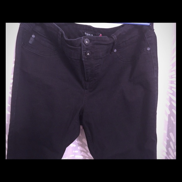 Black skinny jeans from torrid