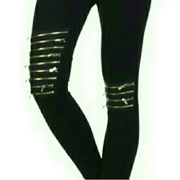🛍HP🛍Moto Zipper Detail Leggings - Picture 4 of 5