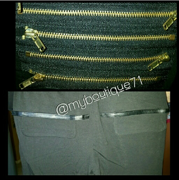 🛍HP🛍Moto Zipper Detail Leggings - Picture 5 of 5