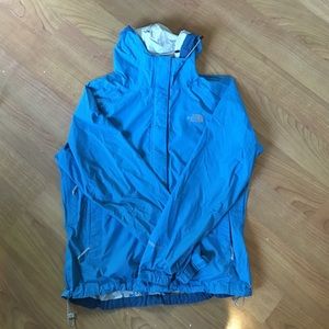 Blue north face windbreaker