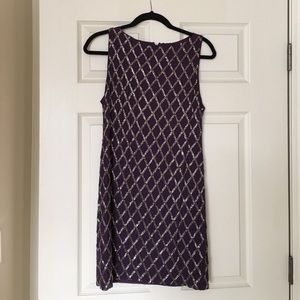 Purple formal dress