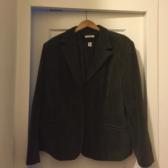 20W green corduroy dress barn  jacket