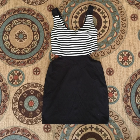 Baby doll cutout dress