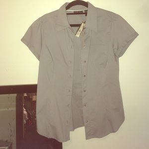 Button down pocket t shirt