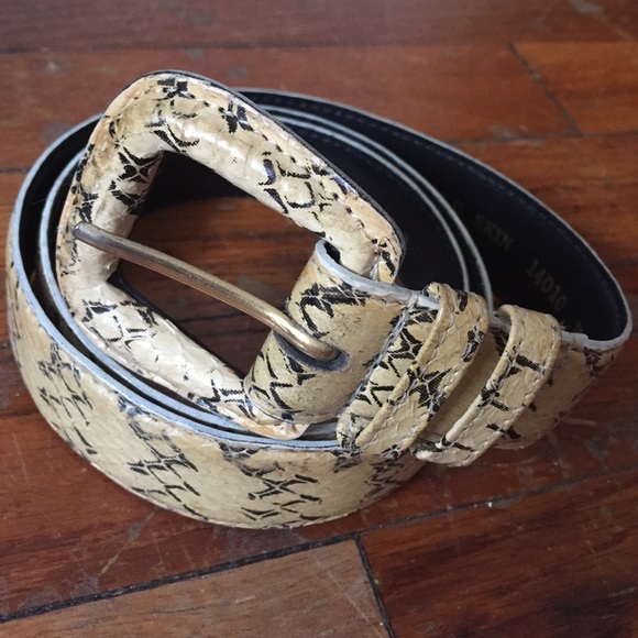 Vintage Genuine Snakeskin Belt