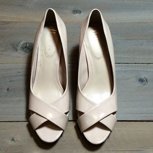 Nickels Jay Nude Pumps Sz 8M
