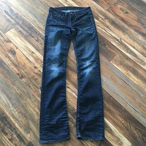 William Rast Straight Leg Jeans Dark Wash
