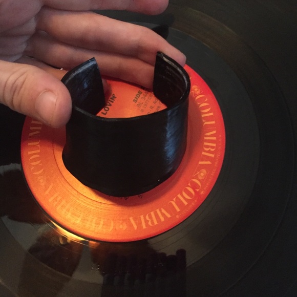 Vinyl Jewelry 🤘🏻 Cuff Bracelets & Rings (custom) - Picture 4 of 4