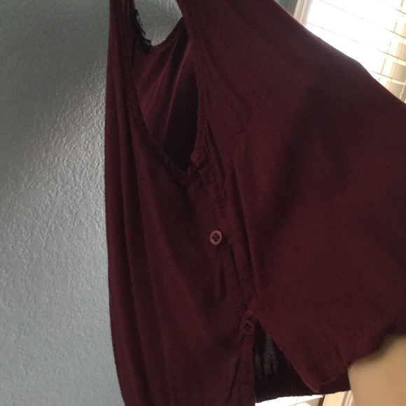 *RESERVED* maroon tank top - Picture 3 of 3