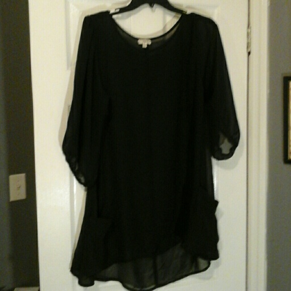 Sheer tunic
