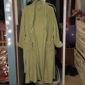 Plush Green Bathrobe
