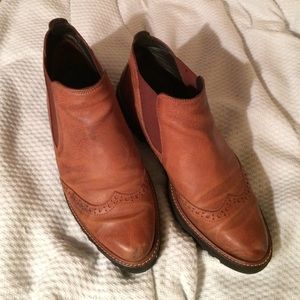 Paul Green leather ankle boots