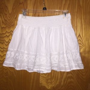 White skirt